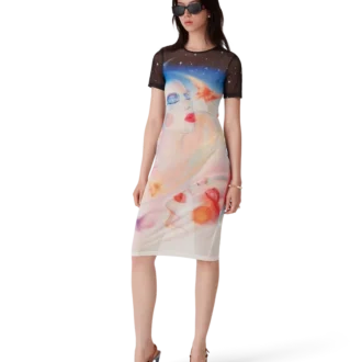 Abito a pantaloncini in rete Galactic Connection