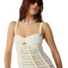 Abito bustier all’uncinetto