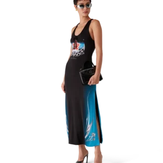 Abito in jersey aderente Blades