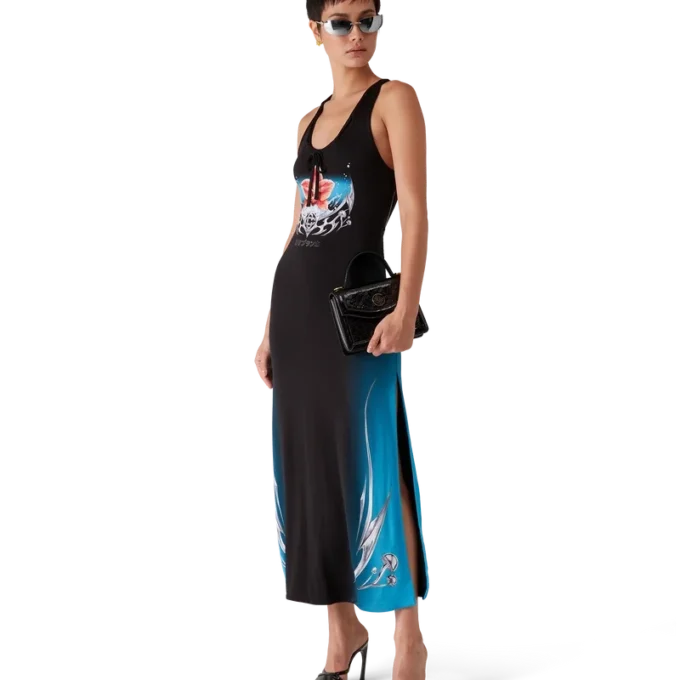 Abito in jersey aderente Blades