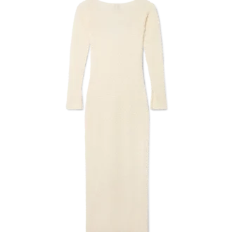 Abito in maglia testurizzata