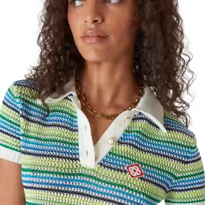 Abito midi a righe con maniche corte in pantaloncini