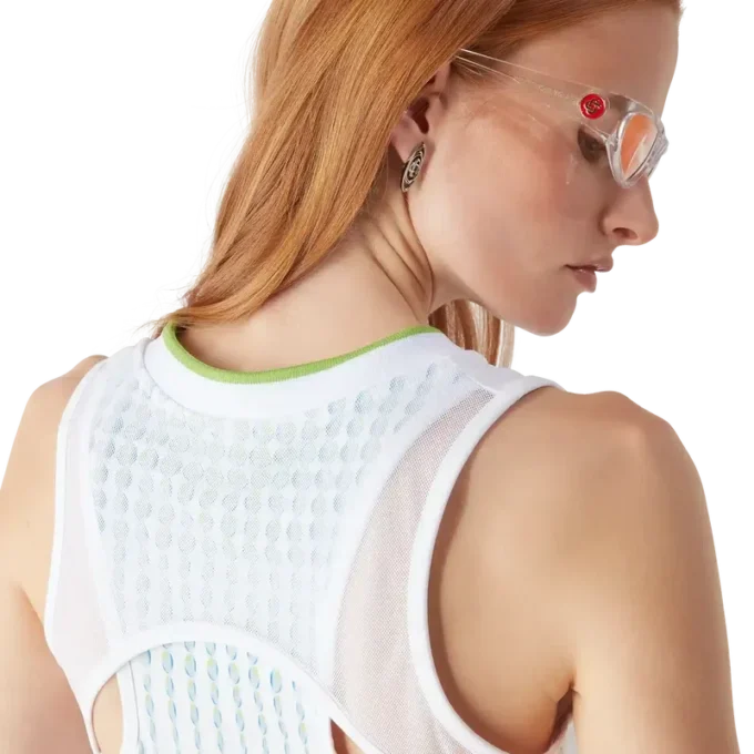 Abito Racer con stampa Tennis