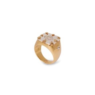 Anello con sigillo con logo Cc