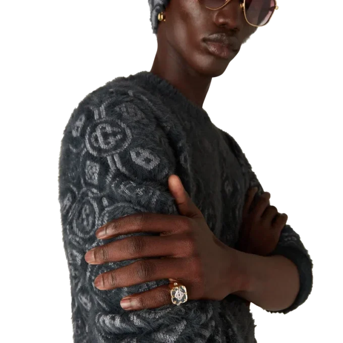 Anello con sigillo con logo Cc