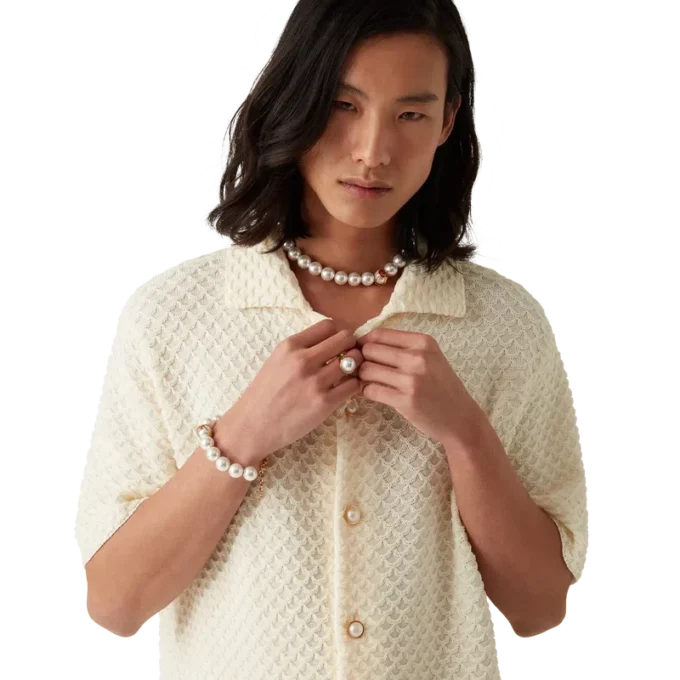 Anello con sigillo e perla Anello con sigillo e perla