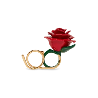 Anello doppio Rose