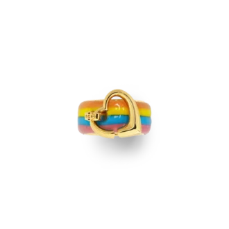 Anello Rainbow Heart