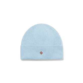 Berretto a coste in lana