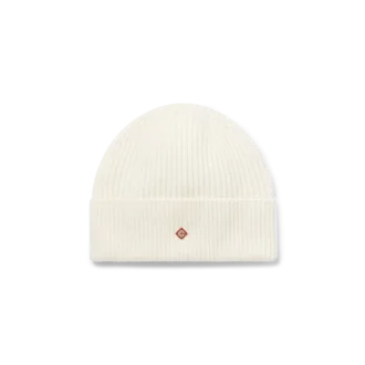 Berretto a coste in lana