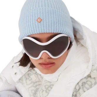 Berretto a coste in lana