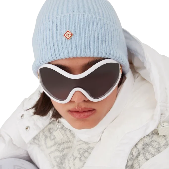 Berretto a coste in lana