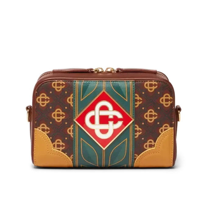 Borsa a tracolla Monogram marrone