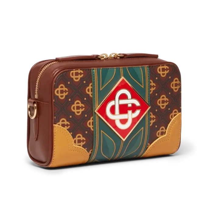 Borsa a tracolla Monogram marrone