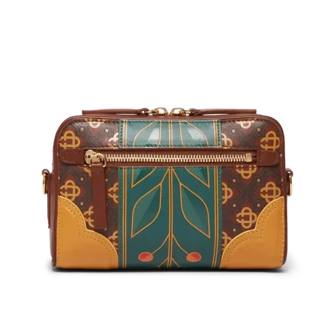 Borsa a tracolla Monogram marrone