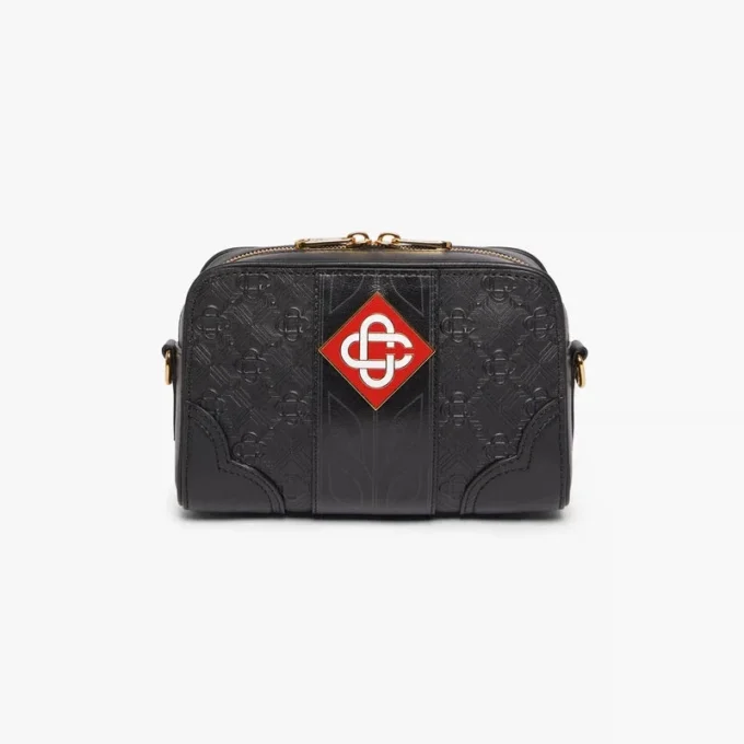 Borsa a tracolla Monogram nera