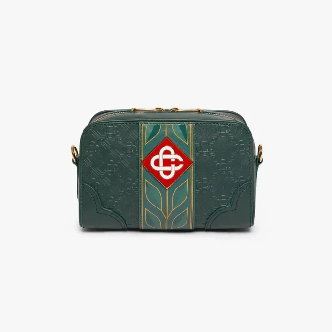 Borsa a tracolla Monogram verde