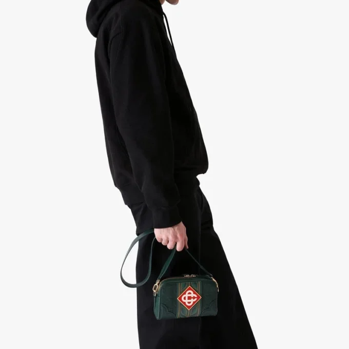 Borsa a tracolla Monogram verde