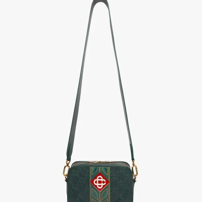 Borsa a tracolla Monogram verde