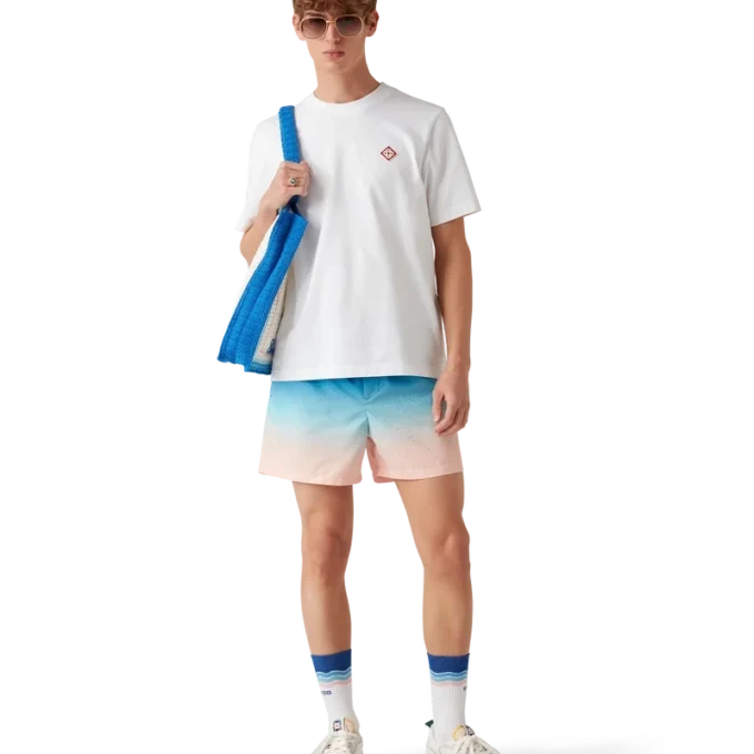 Borsa all’uncinetto a righe