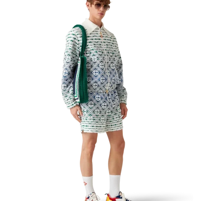 Borsa all’uncinetto a righe