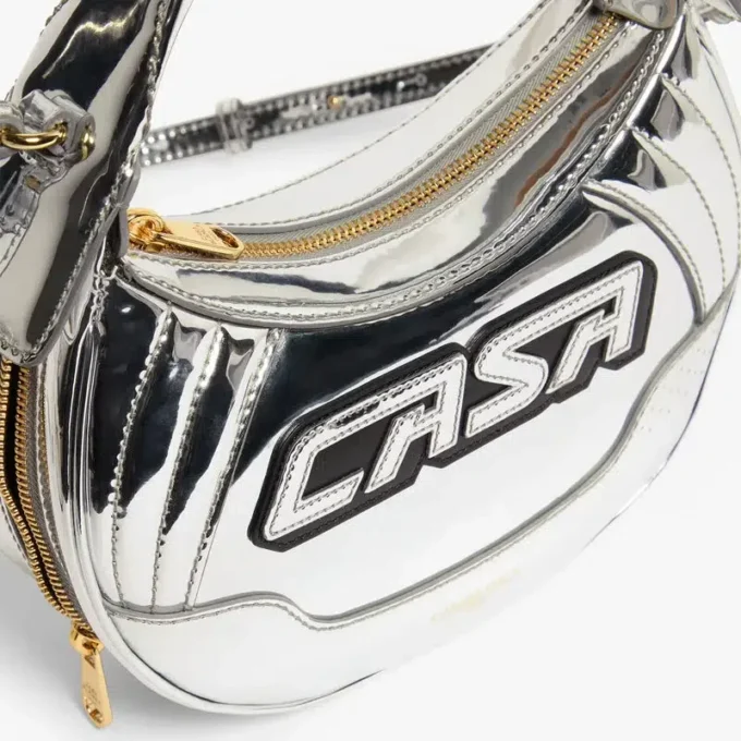 Borsa da motociclista argento