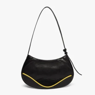 Borsa da motociclista slim nera