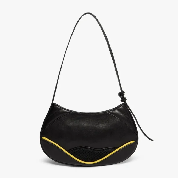 Borsa da motociclista slim nera