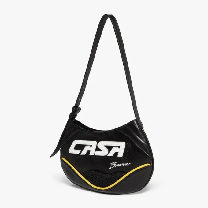 Borsa da motociclista slim nera