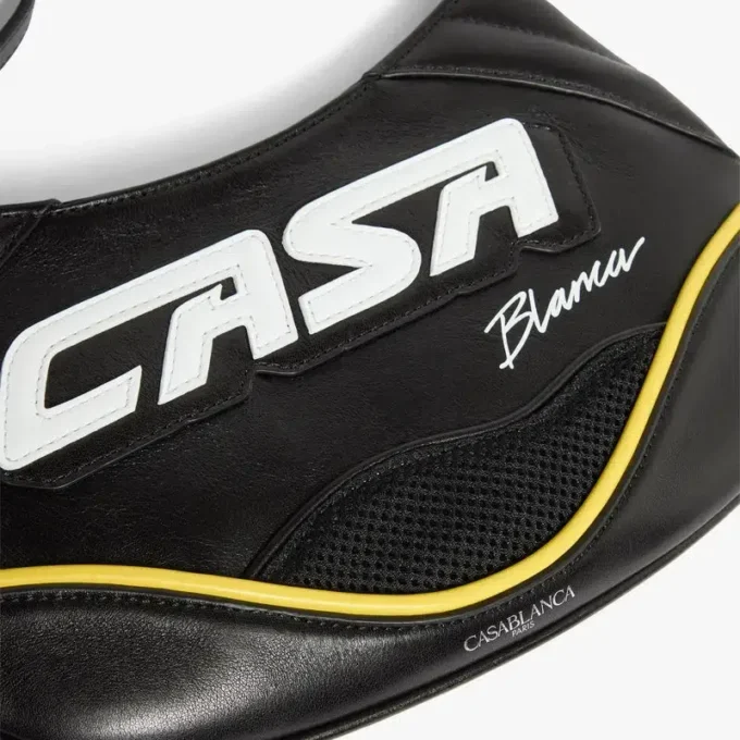 Borsa da motociclista slim nera