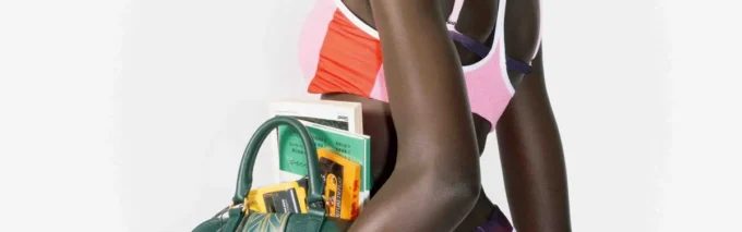 Borsa da weekend Mini Monogram verde