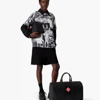 Borsa da weekend Monogram nera