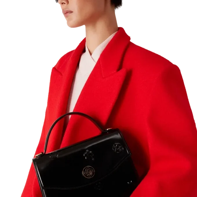 Borsa Jeanne con emblemi neri Borsa Jeanne con emblemi neri