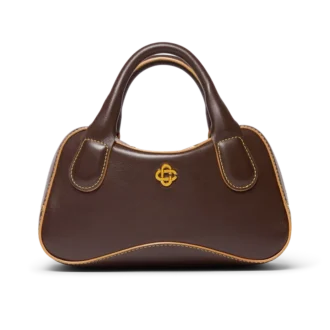 Borsa Micro Bowling Marrone