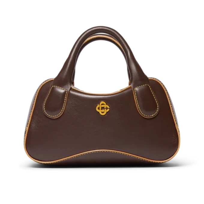 Borsa Micro Bowling Marrone
