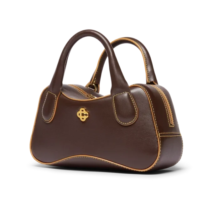 Borsa Micro Bowling Marrone