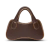Borsa Micro Bowling Marrone