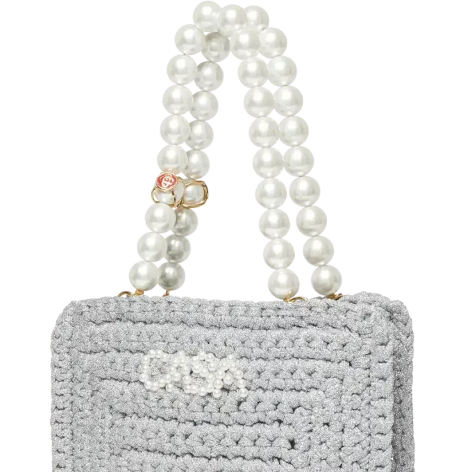 Borsa Pearl Mini Crochet