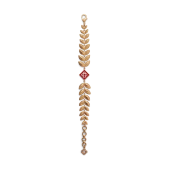 Bracciale con foglia d’alloro in oro Bracciale con foglia d’alloro in oro