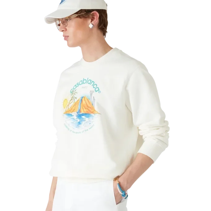 Bracciale con perle annodate blu