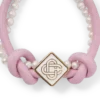 Bracciale con perle annodate rosa Bracciale con perle annodate rosa