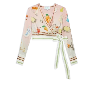 Camicetta avvolgente Ne Pas Deranger