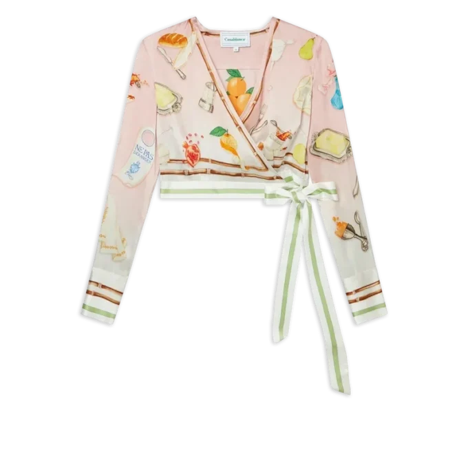 Camicetta avvolgente Ne Pas Deranger