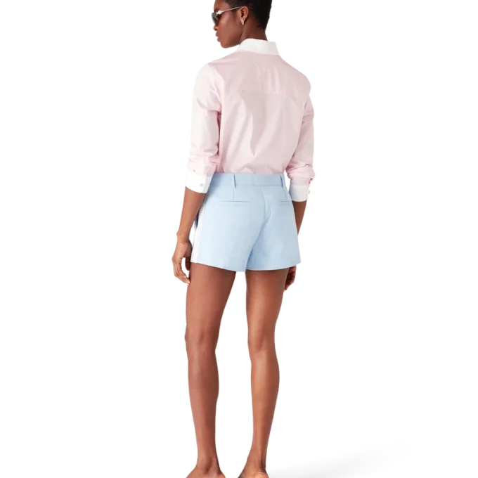 Camicia a maniche corte con cristalli Camicia a maniche corte con cristalli