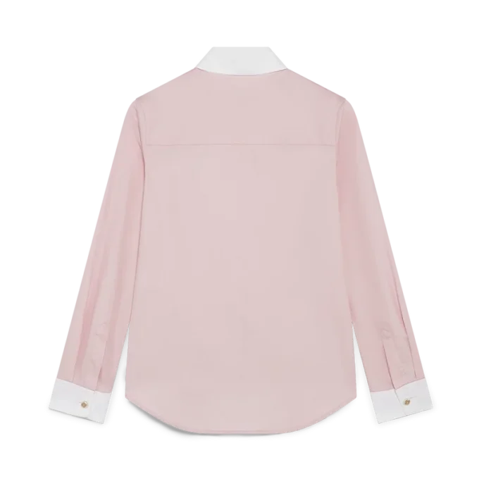 Camicia a maniche corte con cristalli Camicia a maniche corte con cristalli