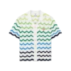 Camicia a maniche corte in maglia Wave