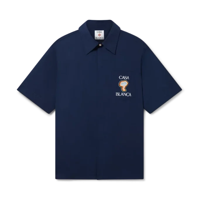 Camicia a maniche corte Rainbow Mushroom in pantaloncini