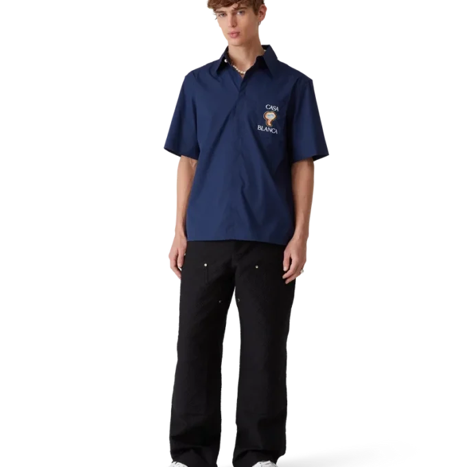 Camicia a maniche corte Rainbow Mushroom in pantaloncini