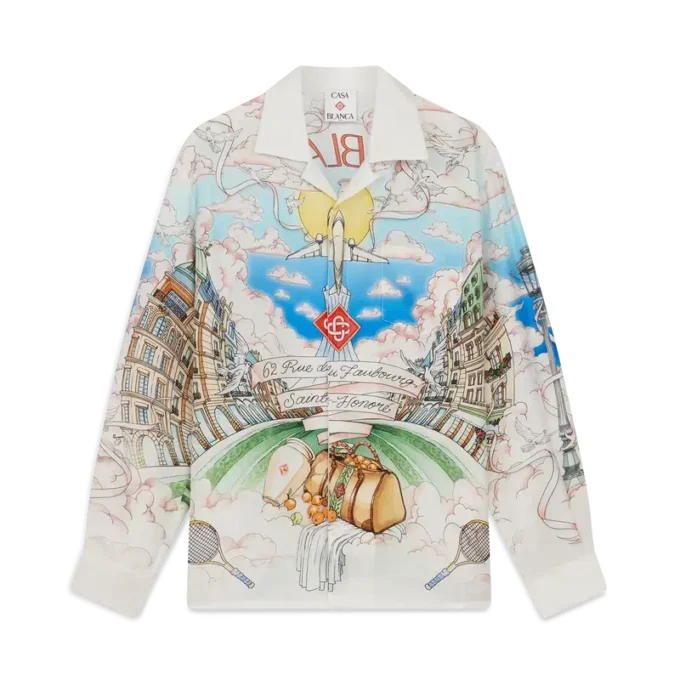 Camicia a maniche lunghe del negozio di Parigi