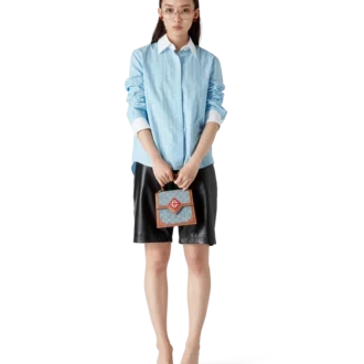 Camicia a maniche lunghe Laurel gessata